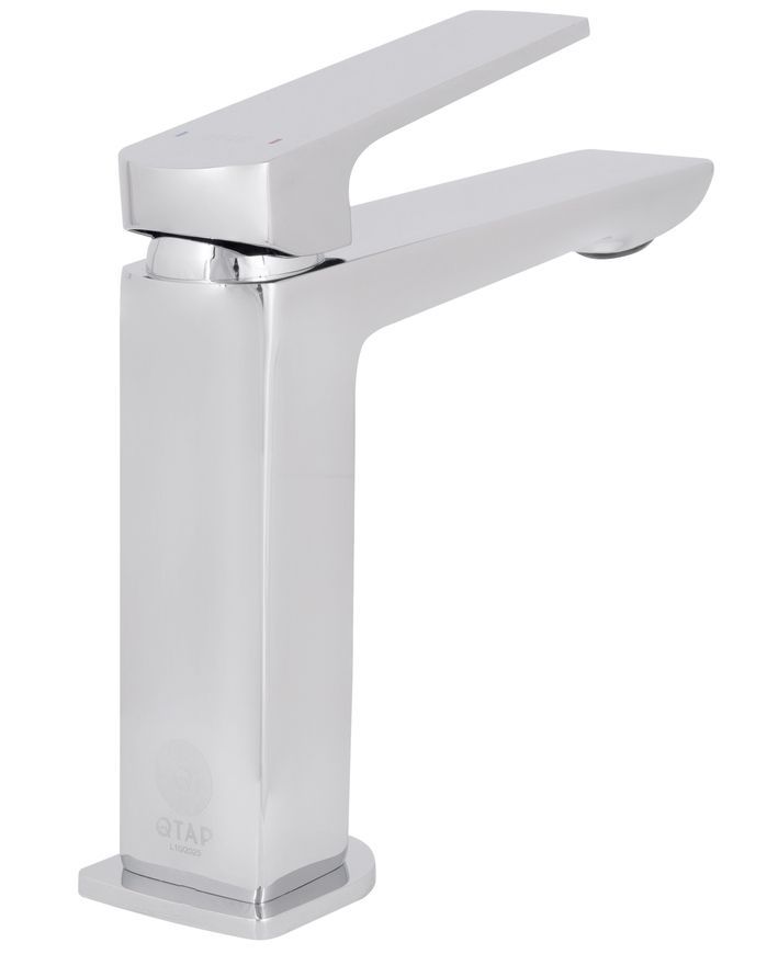 Змішувач для раковини низький Qtap Crow латунь Chrome k35 QTCRO270CRM48644 - QTCRO270CRM48644