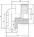 Кутик PPR BLUE OCEAN настінний з кріпленням 25х3/4", 90&deg; ВР BOITE12502XXX - BOITE12502XXX - 2
