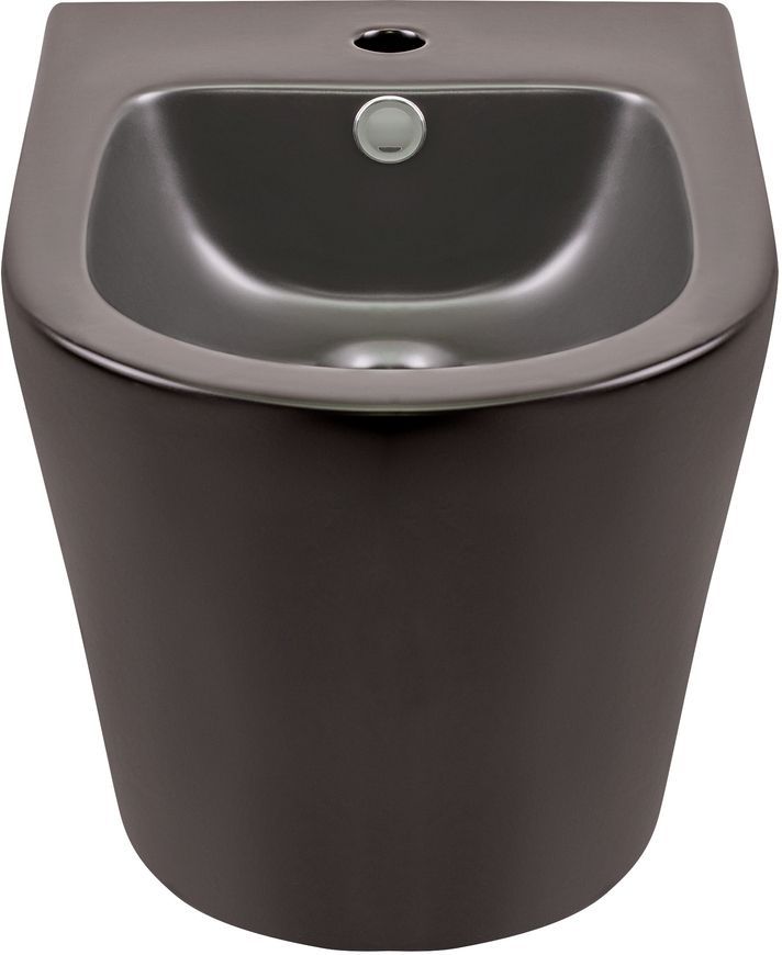 Биде подвесное QTAP Scorpio 515x360x345 Matt black QT1455053FMB - QT1455053FMB