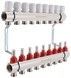 Коллектор с расходомерами Thermo Alliance Standart 1" 9 выходов 3/4" + евроконусы 3/4''х16&times;2 SD235W948890 - SD235W948890 - 3