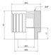 Муфта PPR THERMO ALLIANCE 25х3/4" ВР - DSB2045 - 2