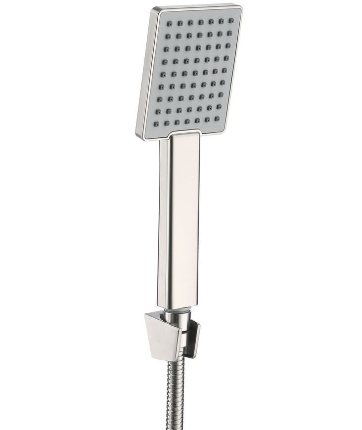Змішувач для ванни Lidz Helix 005 Nickel з душовим гарнітуром k35 LDHEL005NKS49180 - LDHEL005NKS49180