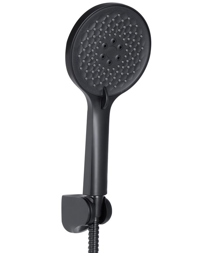 Змішувач для ванни Qtap Taurus з душовим гарнітуром Black Matt QTTAU259BLM45662 - QTTAU259BLM45662