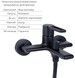 Змішувач для ванни Qtap Taurus з душовим гарнітуром Black Matt QTTAU259BLM45662 - QTTAU259BLM45662 - 3