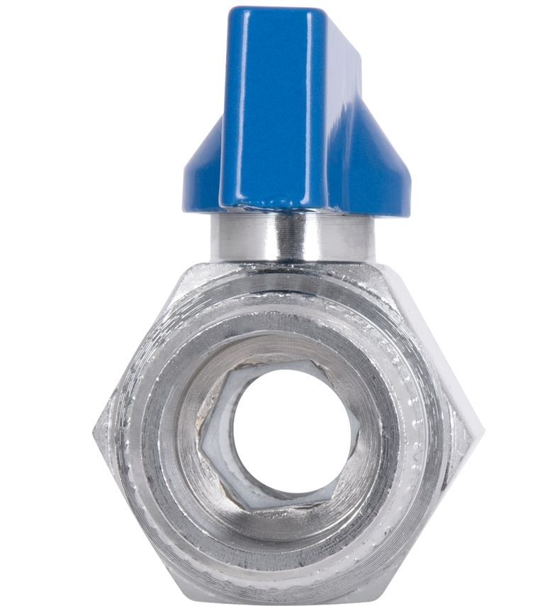 Кран шаровой прямой мини Thermo Alliance Standart 1/2" НР латунь SD189W15 - SD189W15