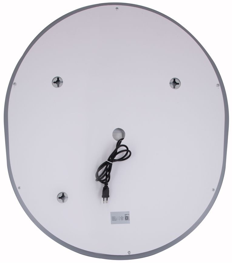 Зеркало Qtap Gemini 700х800 с LED-подсветкой Touch, с антизапотеванием, с диммером, рег. темп. цвета (3000-6500K) QT2578R8070
