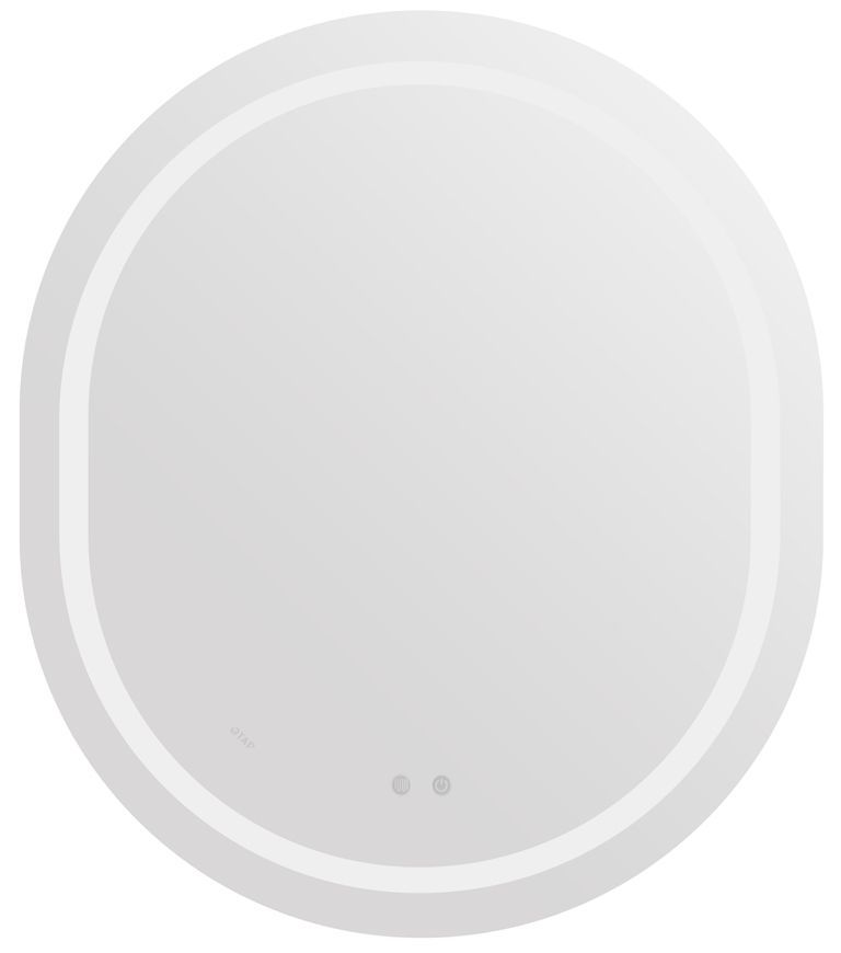Зеркало Qtap Gemini 700х800 с LED-подсветкой Touch, с антизапотеванием, с диммером, рег. темп. цвета (3000-6500K) QT2578R8070