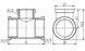Трійник латунний SD Forte 3/4"ВРх1/2"ВРх3/4"ВР редукційний нікельований SF362201520