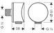 Шлангове з'єднання HANSGROHE FixFit без зворотного клапана Chrome 27453000 хром - 27453000 - 2