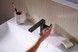 Смеситель для раковины HANSGROHE Tecturis E 110 Fine CoolStart EcoSmart+ Matt Black 73023670 черный с донным клапаном - 73023670 - 4