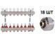 Коллектор с расходомерами Thermo Alliance Standart 1" 9 выходов 3/4" + евроконусы 3/4''х16&times;2 SD235W948890 - SD235W948890 - 1