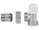Кран (вентиль) радіаторний Icma 1/2" кутовий без ручки №805 82805AD06