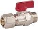 Кран кульовий обтискний SD Forte 20х3/4" ЗР латунь SF262W20