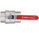 Кран шаровой прямой Thermo Alliance Forte 1" 1/2 ВР для воды (рычаг) PN40 латунь SF600W40 - SF600W40 - 8