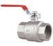 Кран шаровой прямой Thermo Alliance Forte 1" 1/2 ВР для воды (рычаг) PN40 латунь SF600W40 - SF600W40 - 3