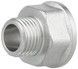 Переходник латунный Thermo Alliance Forte 3/8"ВРх1/4"НР никелированный SF36096