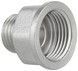 Переходник латунный Thermo Alliance Forte 3/8"ВРх1/4"НР никелированный SF36096