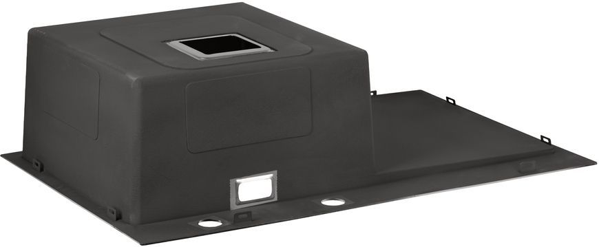 Кухонна мийка інтегрована QTAP DK6845L Satin 3,0/1,2 мм + сушарка + диспенсер - QTDK6845LSET3012