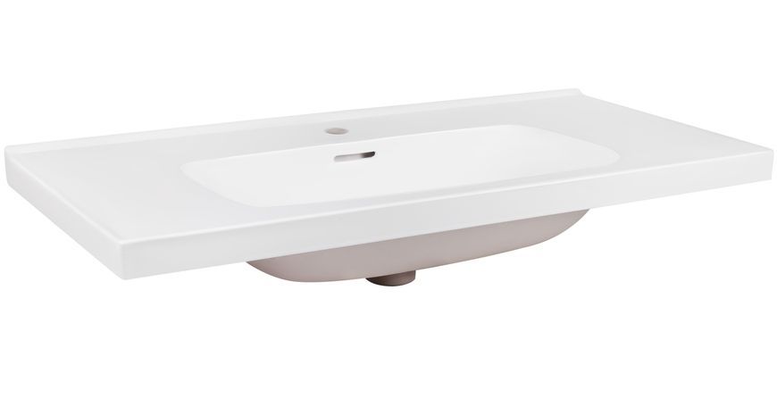 Раковина врезная QTAP Albatross 5H 1010х505х205 White с донным клапаном QT01115100HW - QT01115100HW