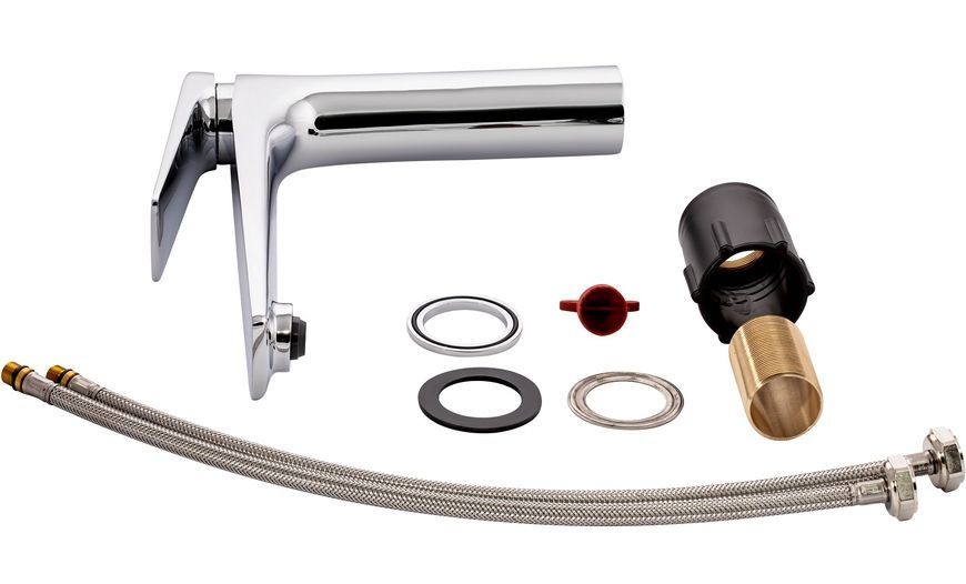 Змішувач для умивальника QTAP Vlasta QTVL1028M102C - QTVL1028M102C