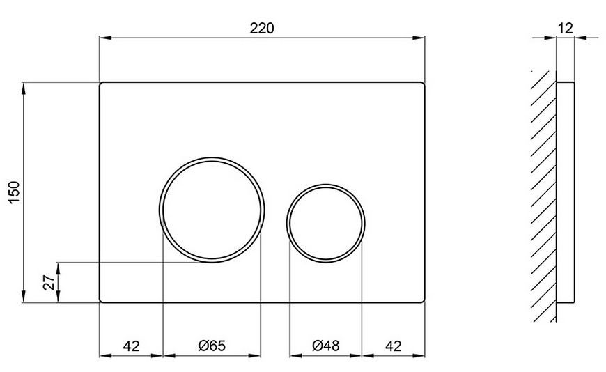 Набір QTAP інсталяція 4 в 1 з панеллю змиву Nest (QT0133M425 + QT0111M11V1146MB) + унітаз з сидінням Scorpio QT1433053ERMB - QT044SC42596