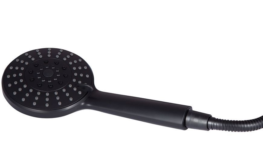 Душевая система LIDZ Aria 1031 с изливом Black LDARI1031BLA43370 черная матовая - LDARI1031BLA43370