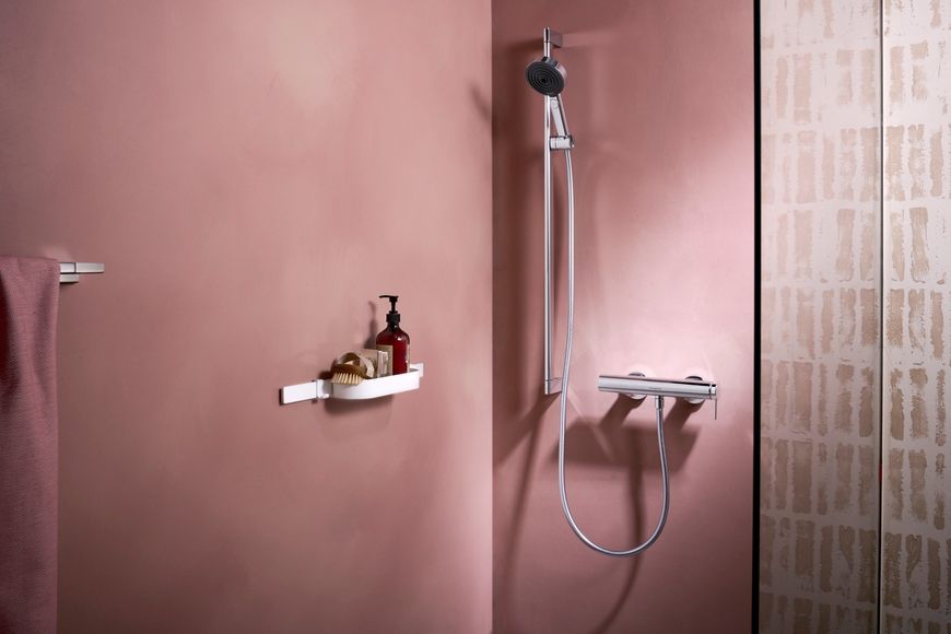 Гачок для рушників HANSGROHE WallStoris широкий 2 штуки Matt White 27914700 білий матовий