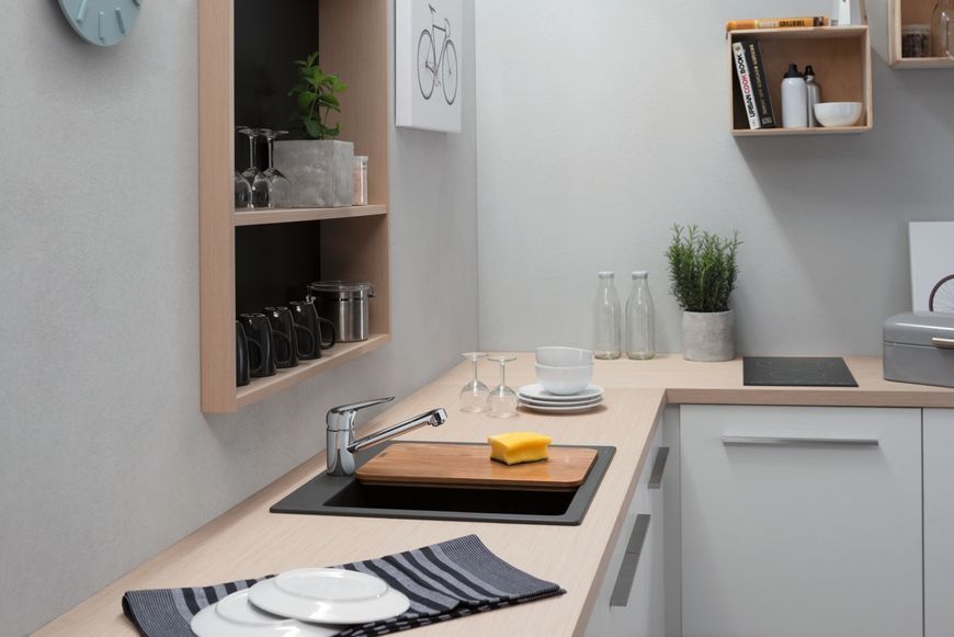 Змішувач для кухонної мийки HANSGROHE Focus M42 100 1jet Chrome 71808000 хром - 71808000