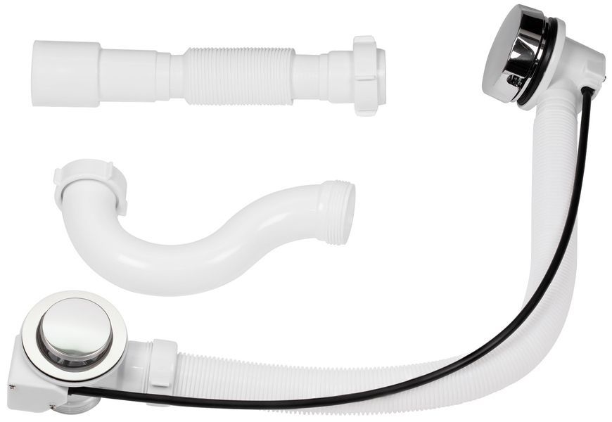 Сифон для ванны LIDZ LW2471 (WHI) (60 03 V001 01) прямоточный - LW05