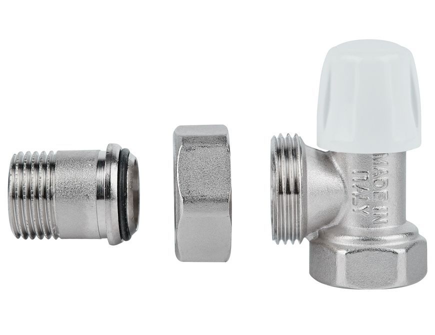 Кран (вентиль) радіаторний Icma 1/2" кутовий без ручки №805 82805AD06