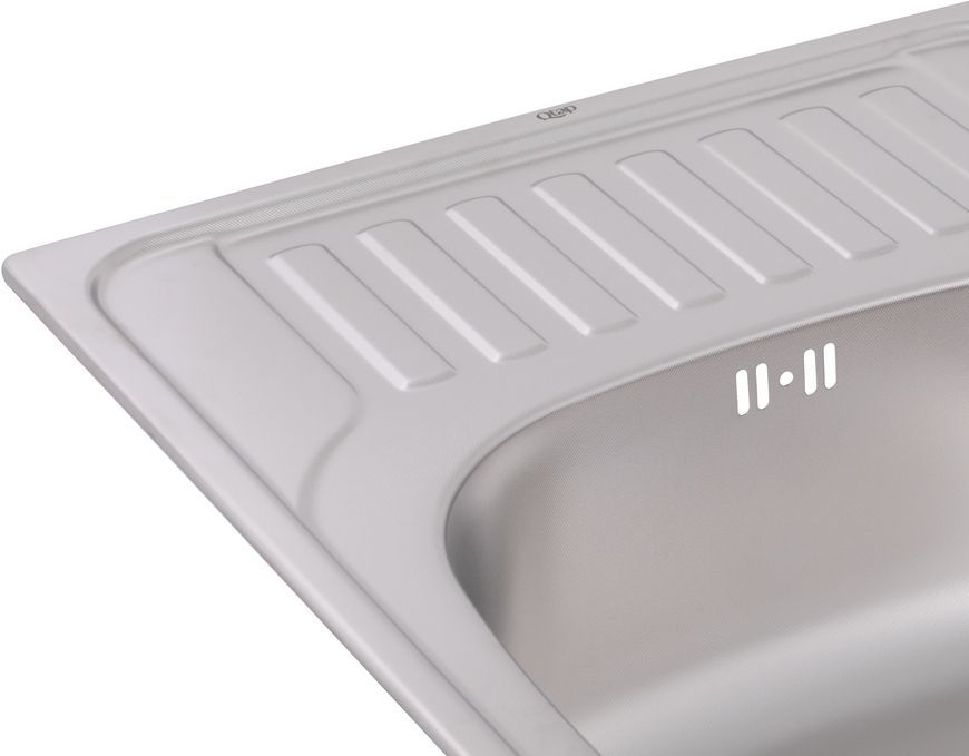 Кухонна мийка QTAP 6550 Micro Decor 0,8 мм (185) - QT6550MICDEC08