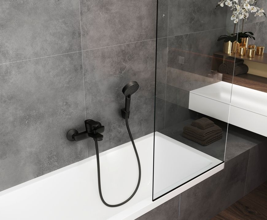 Змішувач для ванни HANSGROHE Vernis Blend 71440670 чорний матовий - 71440670