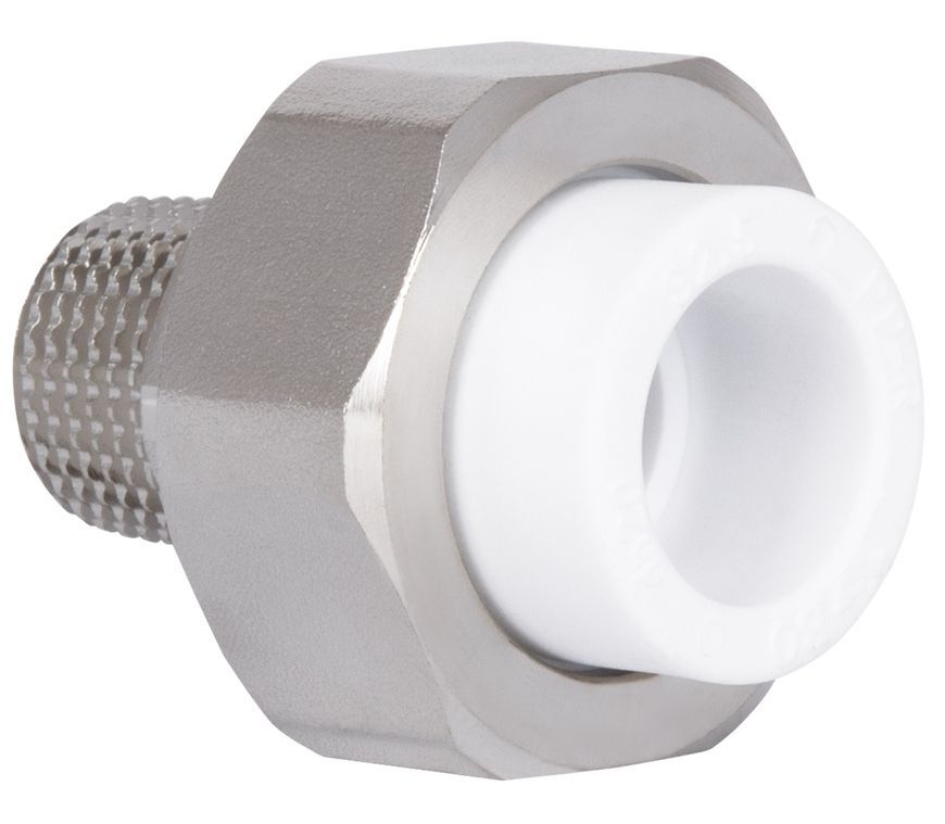 Муфта американка поліпропіленова PPR Blue Ocean "Білий" 20х1/2" ЗР латунь SD00042215 - SD00042215