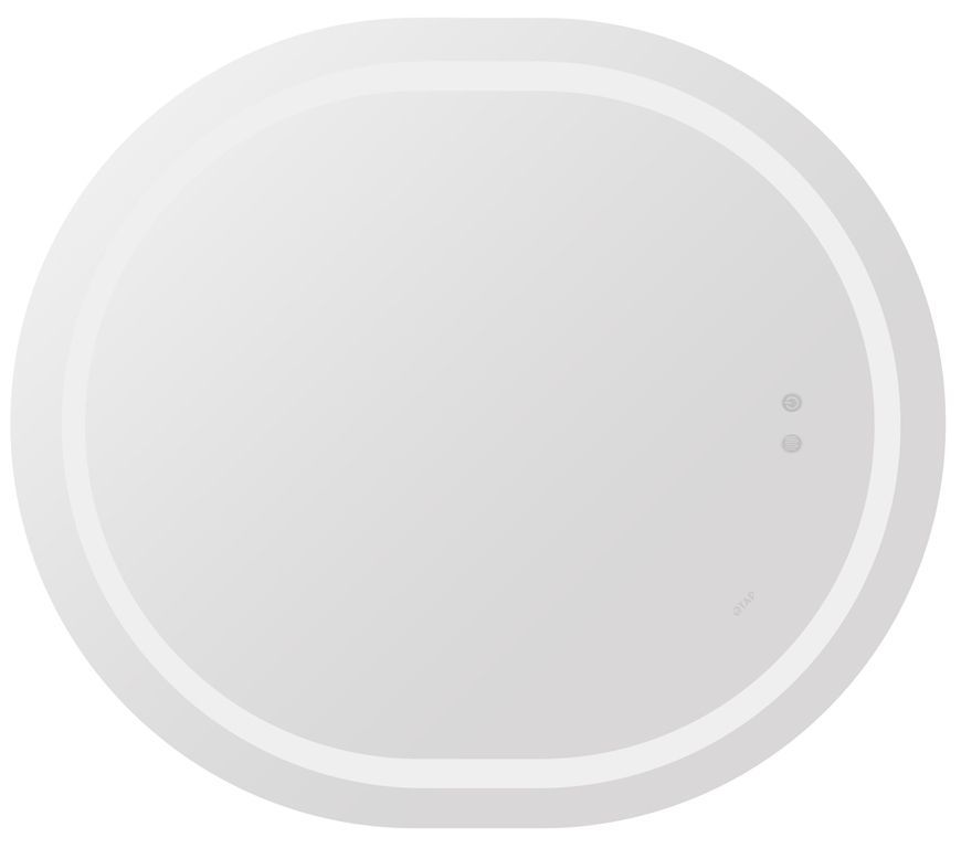 Зеркало Qtap Gemini 700х800 с LED-подсветкой Touch, с антизапотеванием, с диммером, рег. темп. цвета (3000-6500K) QT2578R8070