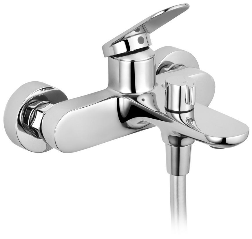 Змішувач для ванни Kroner Element 211315-0101 з душовим гарнітуром, латунь, хром CV035952 - Element 211315-0101
