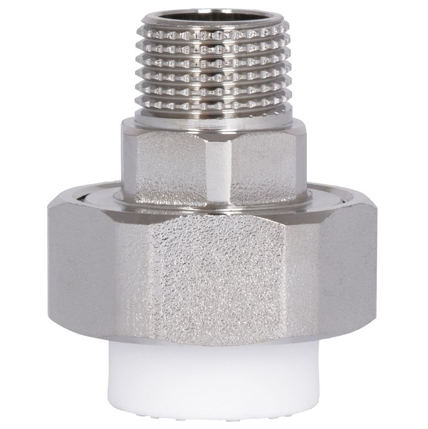 Муфта американка поліпропіленова PPR Blue Ocean "Білий" 20х1/2" ЗР латунь SD00042215 - SD00042215