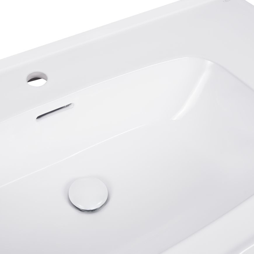 Раковина врезная QTAP Albatross 5H 1010х505х205 White с донным клапаном QT01115100HW - QT01115100HW