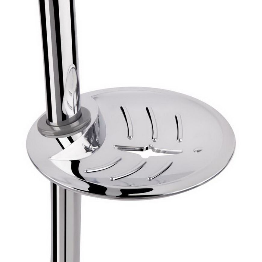 Душевая стойка QTAP Sprha 860 мм округлая с полочкой QT008 - QT008