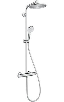 Душевая система HANSGROHE Crometta S Showerpipe 240 1jet с термостатом 27267000 хром - 27267000