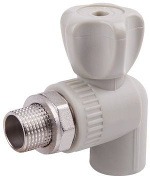 Кран шаровой радиаторный PPR ALFA PLAST 25х3/4" угловой APARBB2534X - APARBB2534X