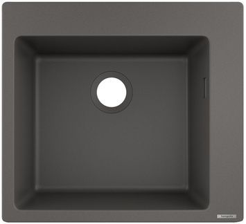 Кухонна мийка HANSGROHE S510-F450 560х510 Stonegrey сірий камінь 43312290 - 43312290