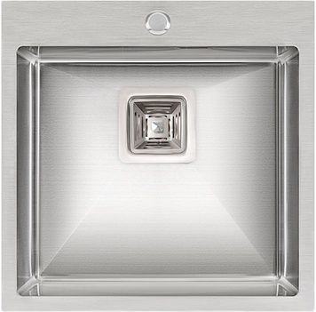 Кухонна мийка інтегрована QTAP DK5050 2,7/1,0 мм Satin - QTDK50502710