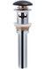 Раковина QTAP Tern 450х260х155 Matt black з донним клапаном QT17115117LMB - QT17115117LMB - 6