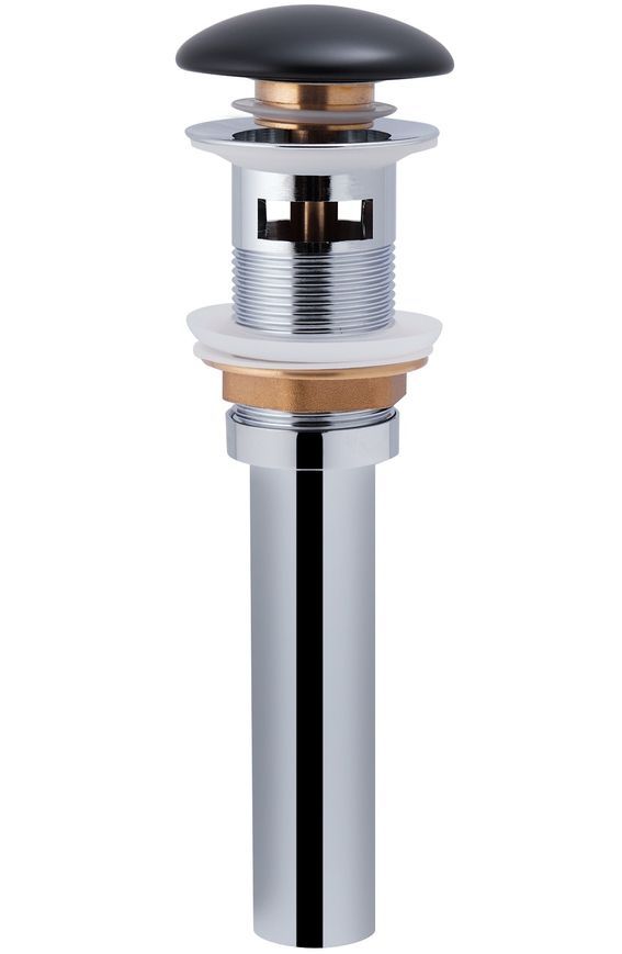 Раковина QTAP Tern 450х260х155 Matt black з донним клапаном QT17115117LMB - QT17115117LMB