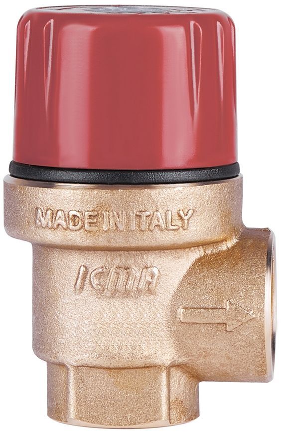 Предохранительный клапан ICMA 1/2" ВР 2,5 бар №241 91241ADAE - 91241ADAE