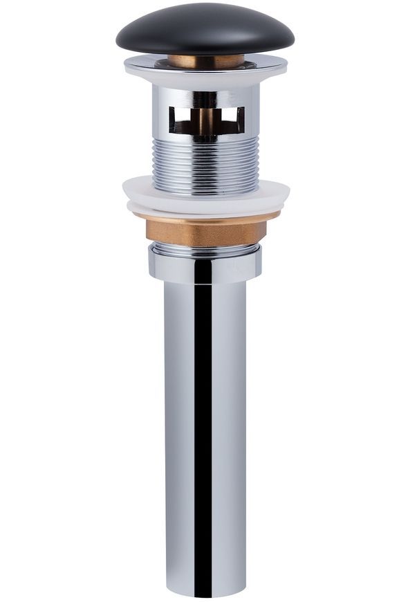 Раковина QTAP Tern 450х260х155 Matt black з донним клапаном QT17115117LMB - QT17115117LMB
