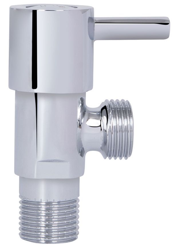 Кран угловой приборный Thermo Alliance Standart 1/2"НН керамическая букса хром SF343W1515