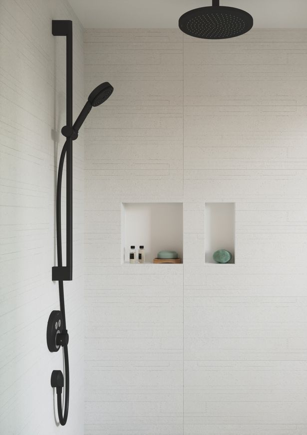Душовий набір HANSGROHE Pulsify Select S 105 3jet Relaxation 90 см Matt Black 24170670 чорний матовий - 24170670