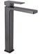 Змішувач для раковини Qtap Gemini високий Gunmetal Black PVD QTGEM269GMB45680 латунь - QTGEM269GMB45680 - 1