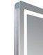 Зеркало настенное прямоугольное Qtap Mideya MI2 800х600 с часами, LED-подсветкой Touch, антизапотеванием, диммером QTMID80060049265
